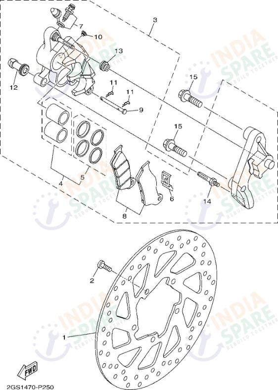 FRONT BRAKE CALIPER